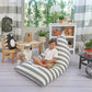 Stuffed Animal Storage Bean Bag Chair Cover Organizer Fill with Stuffed Toys Comfy Floor Lounger
