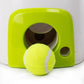 Dog Pet Toy Tennis Launcher Interactive Tennis Ball Thrower Double Hole Food Reward Machine