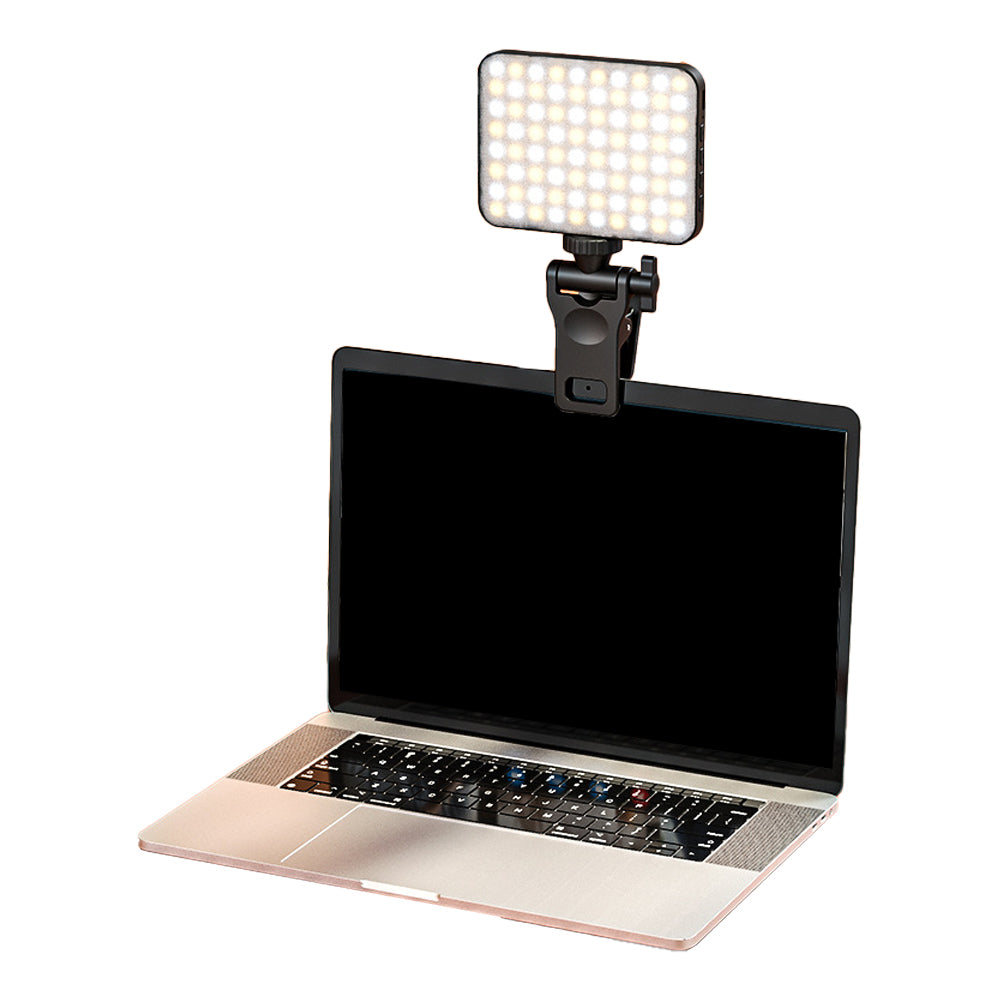 80 LED Portable Rechargeable Video Selfie Phone Clip Light with Adjusted 3 Light Modes
