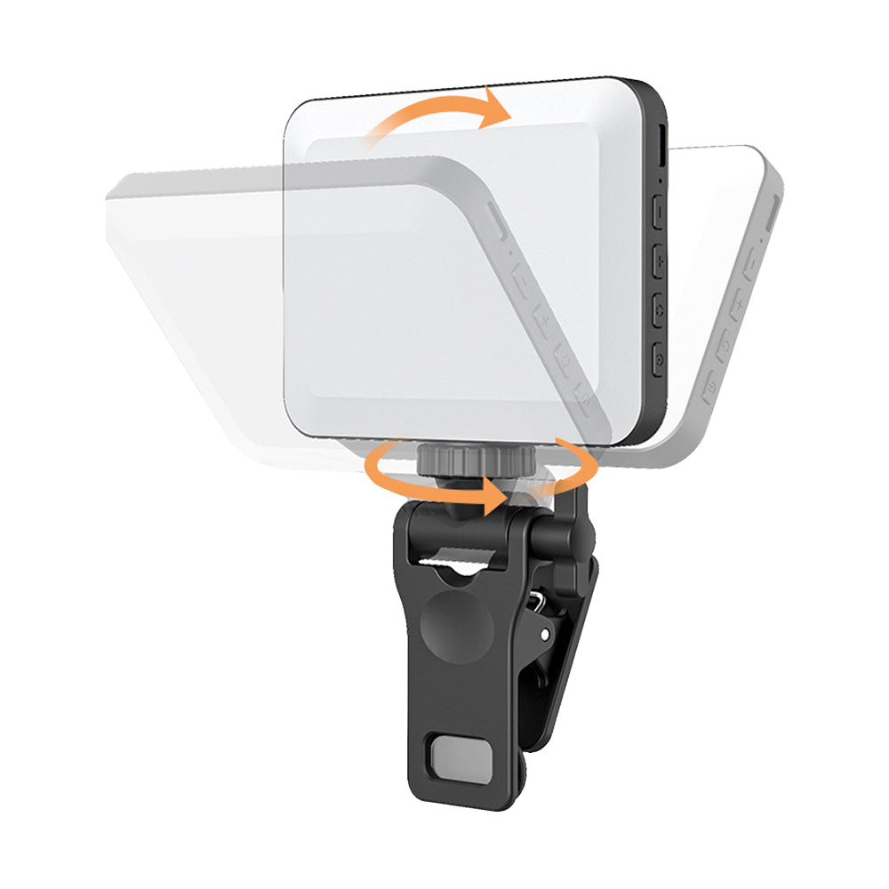 80 LED Portable Rechargeable Video Selfie Phone Clip Light with Adjusted 3 Light Modes