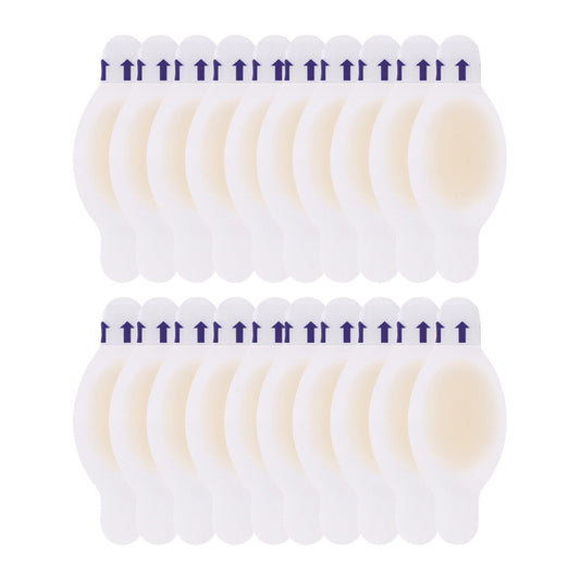 20Pcs Blister Bandages Disposable Gel Blister Cushion for Foot Toes Fingers Heel-Style 3