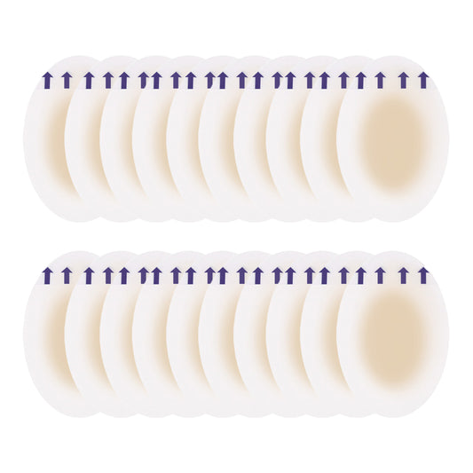 20Pcs Blister Bandages Disposable Gel Blister Cushion for Foot Toes Fingers Heel-Style 4