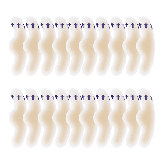 20Pcs Blister Bandages Disposable Gel Blister Cushion for Foot Toes Fingers Heel-Style 8