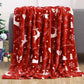 Christmas Blanket Soft Throw Print Warm Throw Sofa Blanket Holiday Theme Decor