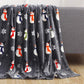 Christmas Blanket Soft Throw Print Warm Throw Sofa Blanket Holiday Theme Decor