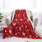 Christmas Blanket Soft Throw Print Warm Throw Sofa Blanket Holiday Theme Decor