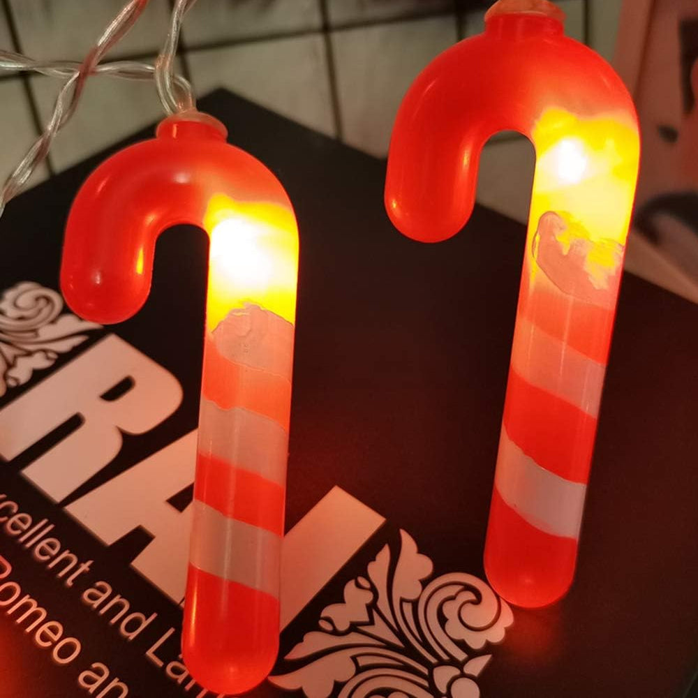 Christmas Candy Cane String Fairy Lights
