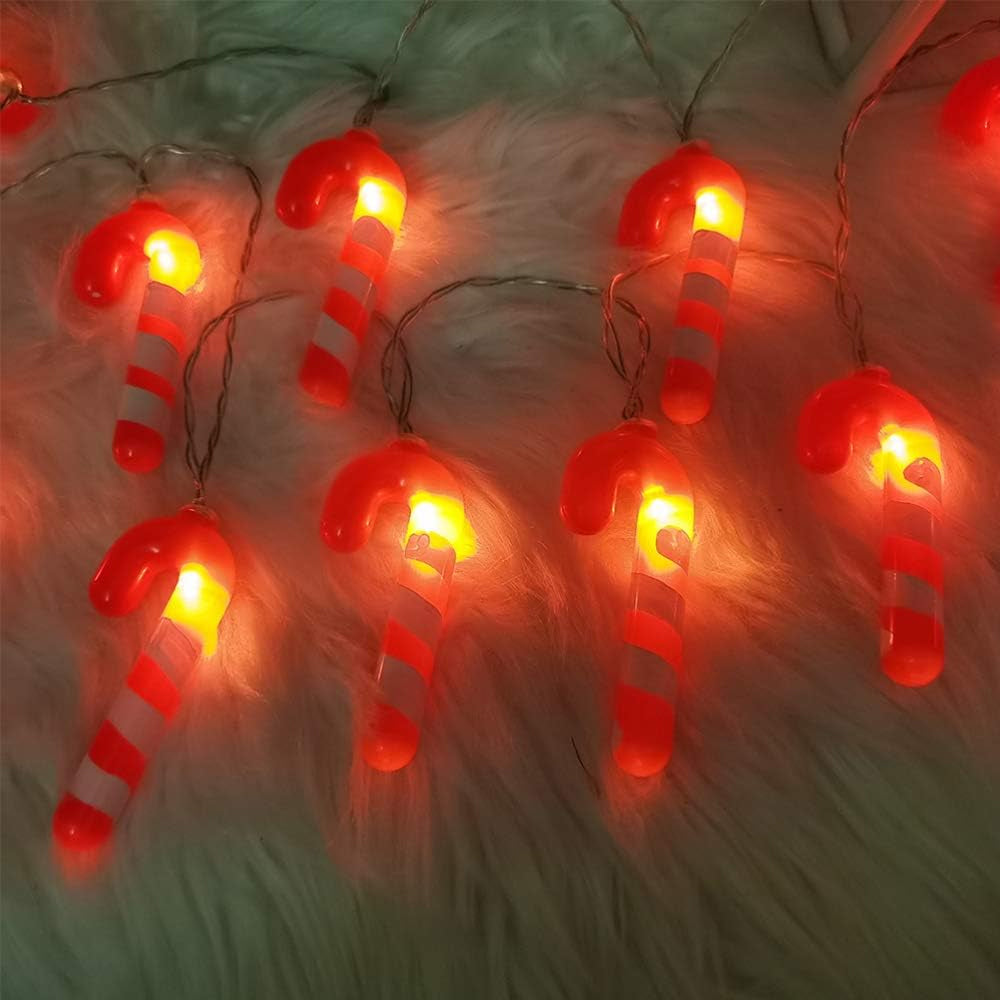 Christmas Candy Cane String Fairy Lights