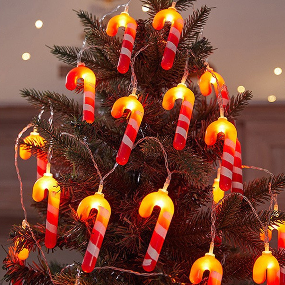 Christmas Candy Cane String Fairy Lights
