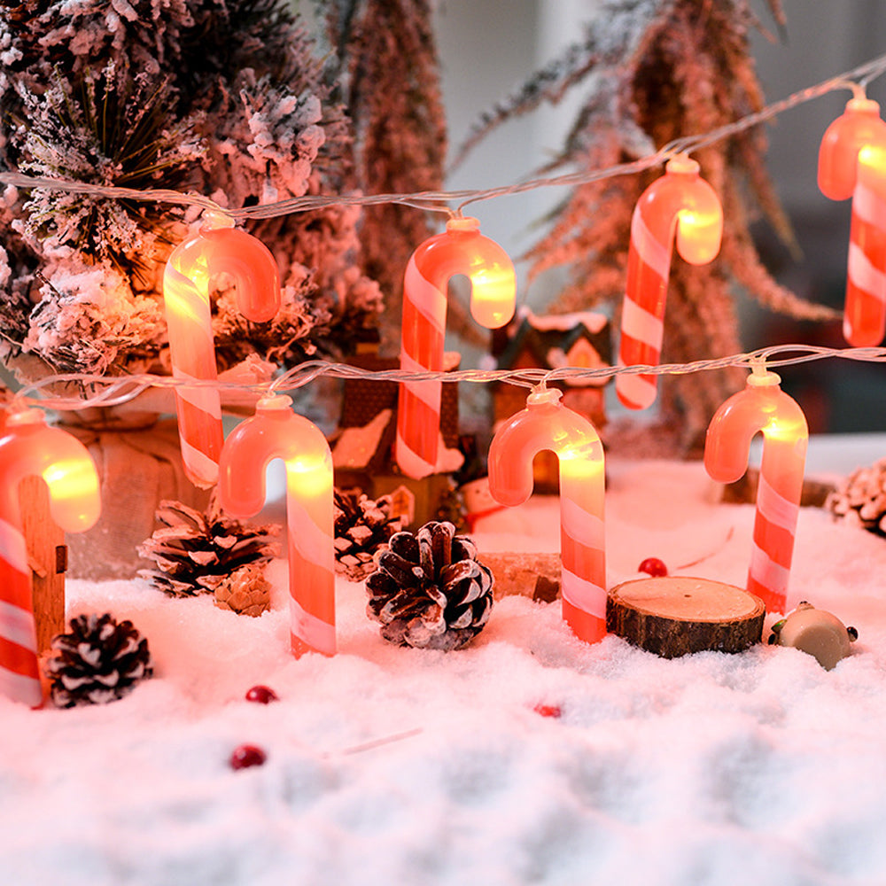 Christmas Candy Cane String Fairy Lights