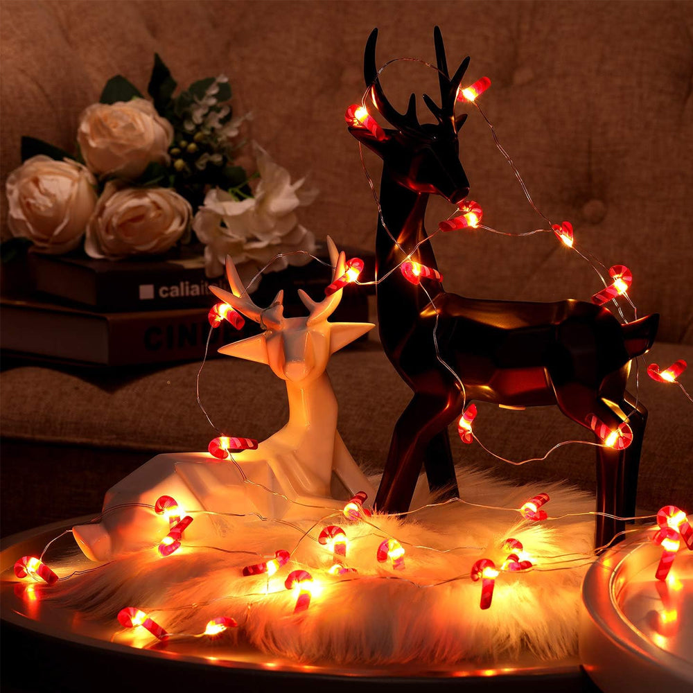 Christmas Candy Cane String Fairy Lights