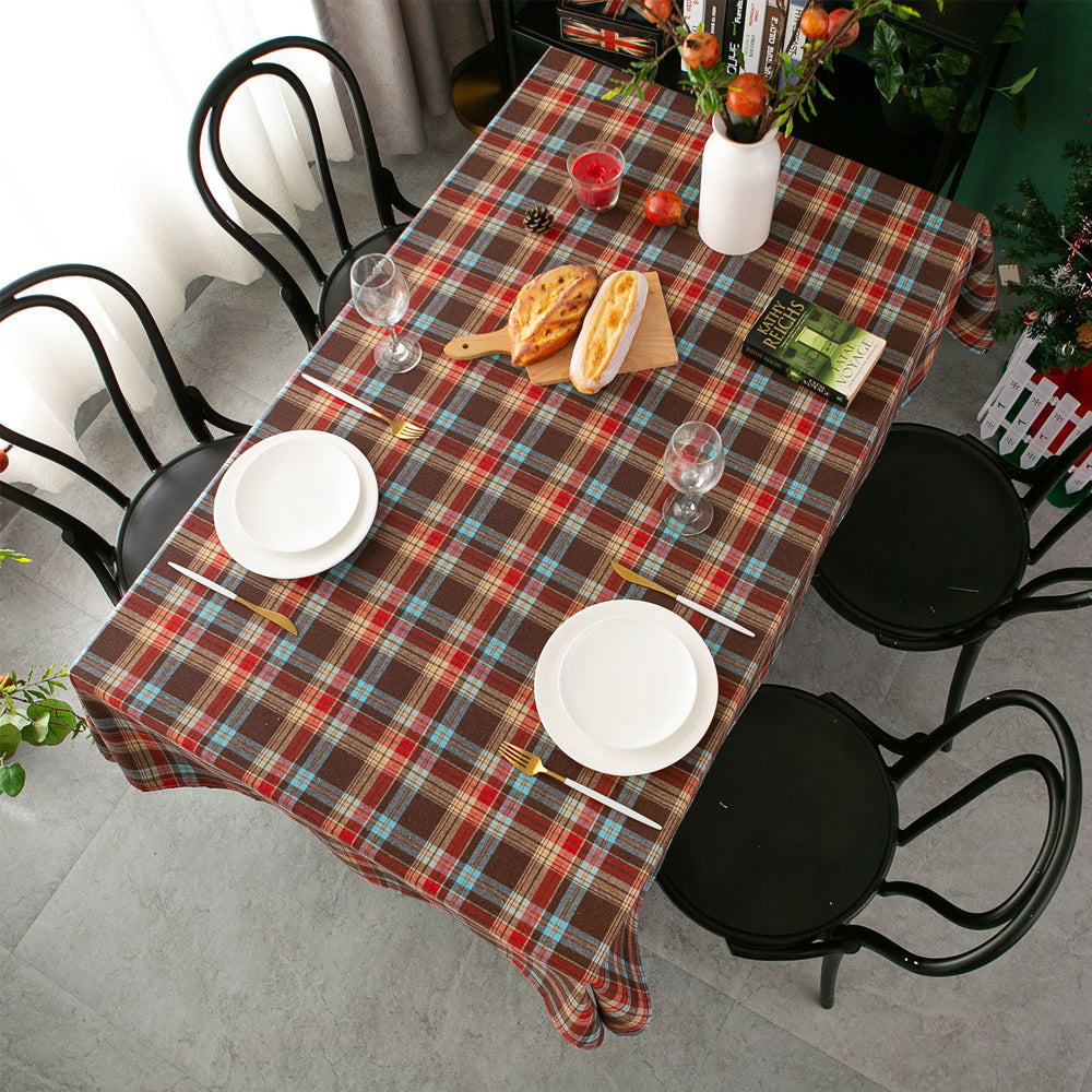 Scotland Plaid Christmas Tablecloth for Rectangle Tables