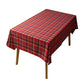 Scotland Plaid Christmas Tablecloth for Rectangle Tables