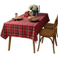 Scotland Plaid Christmas Tablecloth for Rectangle Tables