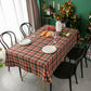 Scotland Plaid Christmas Tablecloth for Rectangle Tables