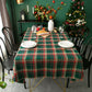 Scotland Plaid Christmas Tablecloth for Rectangle Tables