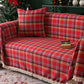 Slipcover Sofa Covers Single Seater Double Seater Couch Cover Christmas Decoration