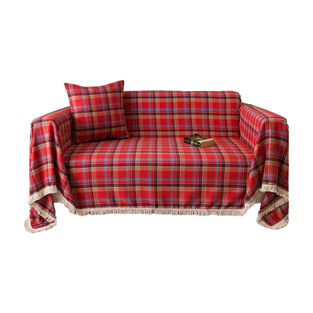 Slipcover Sofa Covers Single Seater Double Seater Couch Cover Christmas Decoration