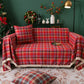 Slipcover Sofa Covers Single Seater Double Seater Couch Cover Christmas Decoration