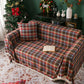 Slipcover Sofa Covers Single Seater Double Seater Couch Cover Christmas Decoration
