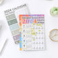 2024 365 Days Poster Yearly Schedule Wall Calendar