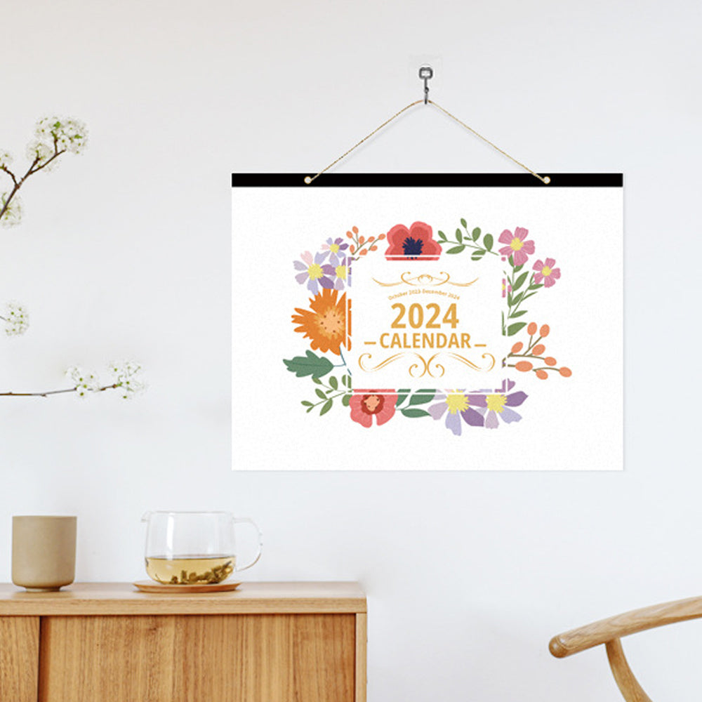 December 2023 to December 2024 13 Months Schedule Wall Calendar