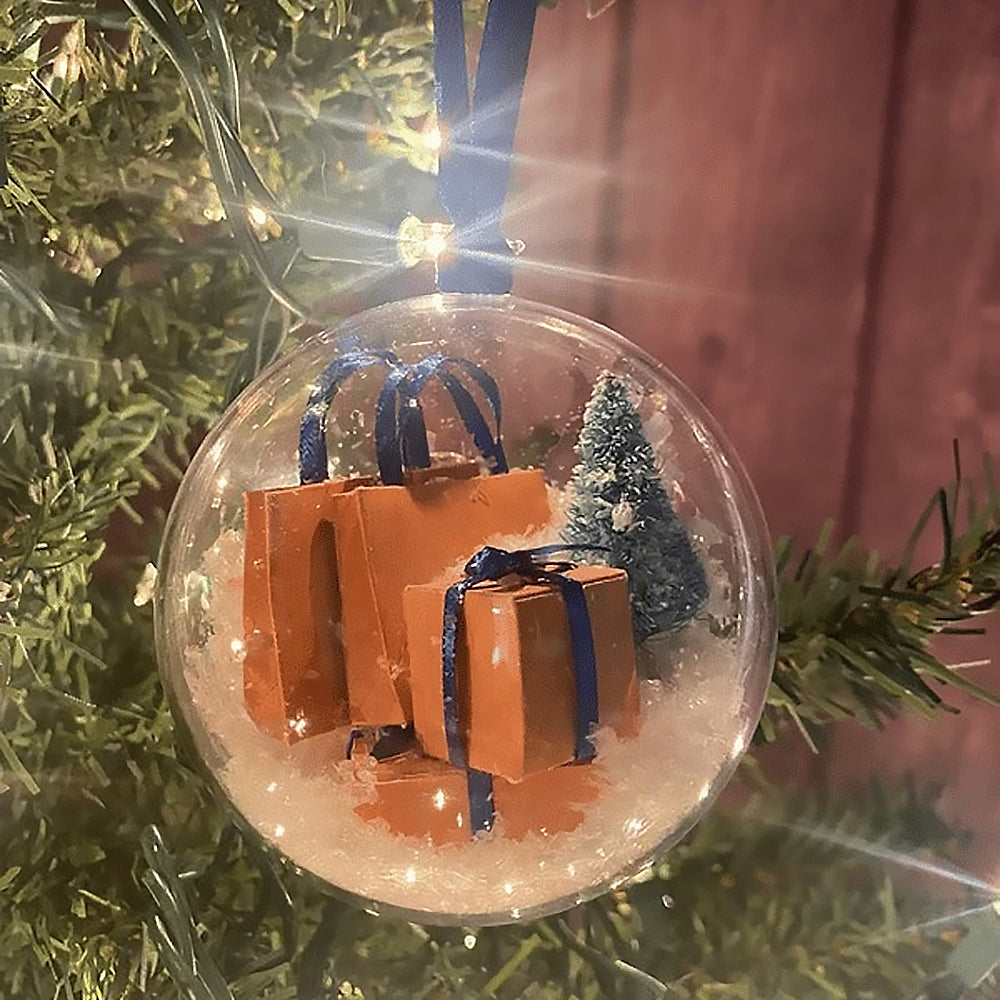 Mini Packages Clear Ball Ornaments Christmas Tree Decoration Home Decor
