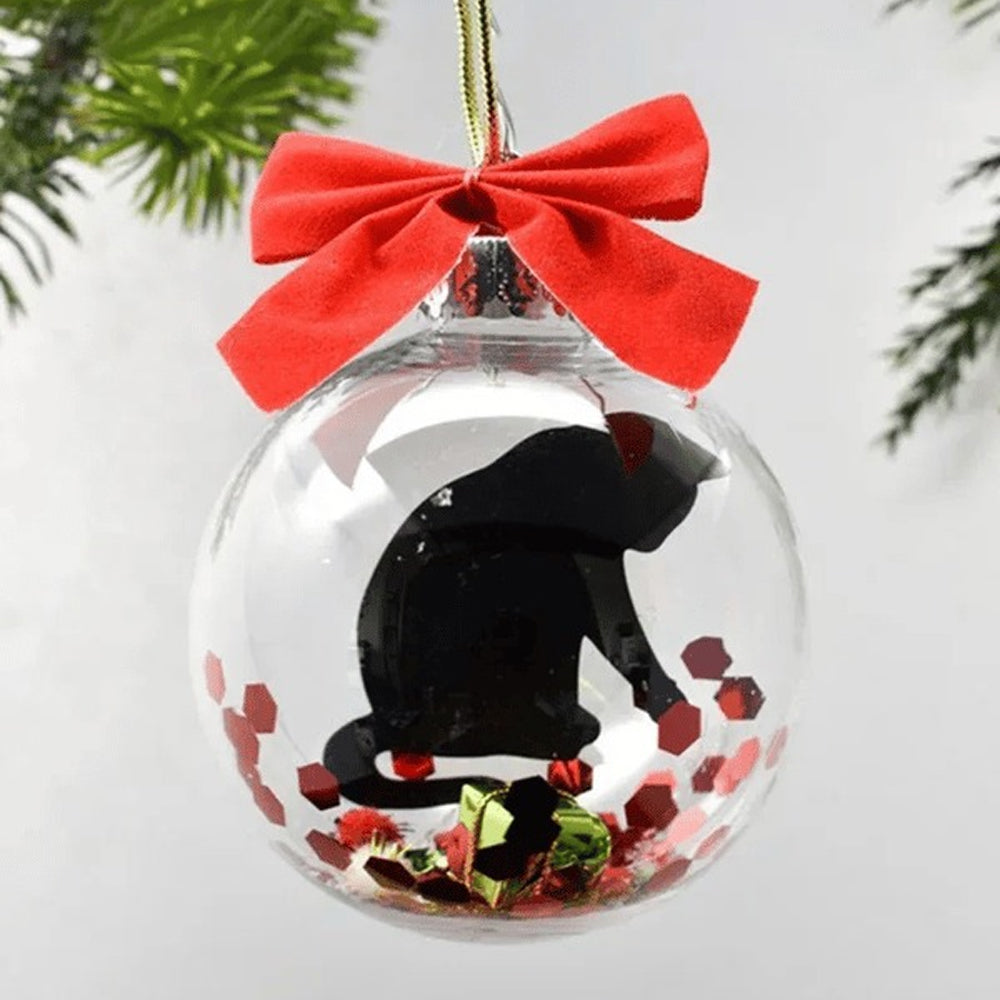 Mini Packages Clear Ball Ornaments Christmas Tree Decoration Home Decor