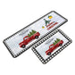 Set of 2 Pieces Christmas Kitchen Rugs Floor Mats