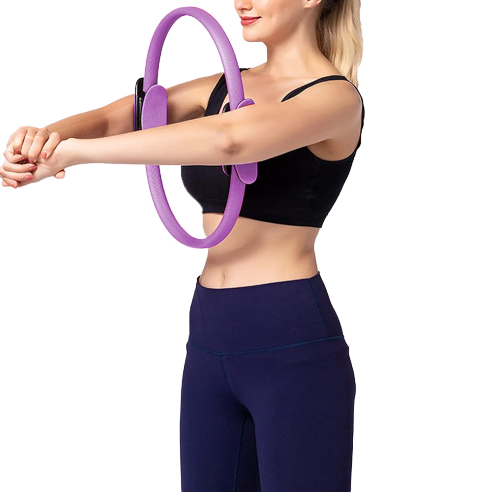 Pilates Ring Resistance Training Tool Yoga Exercise Magic Circle Grip