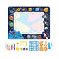 Water Drawing Mat Interesting Cartoon Doodle Toy Mat Reusable Kids Painting Coloring Board