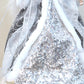 Angel Christmas Tree Topper Ornament with White Wings Treetop Angel for Xmas Decoration