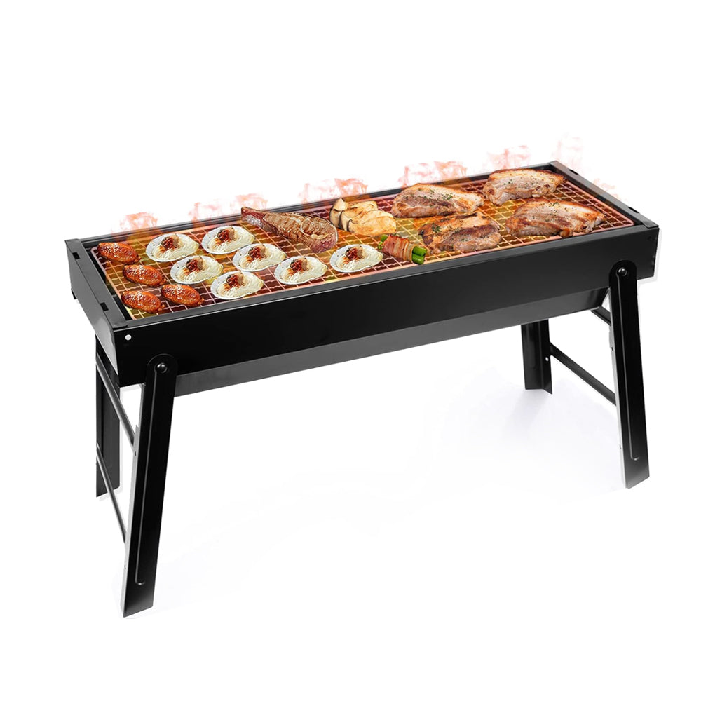 Charcoal BBQ Grill Portable Folding Outdoor Grill