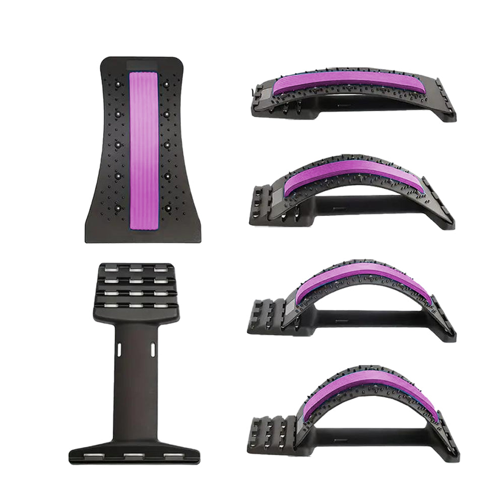 Four-Level Back Support Stretcher Pain Relief Massager
