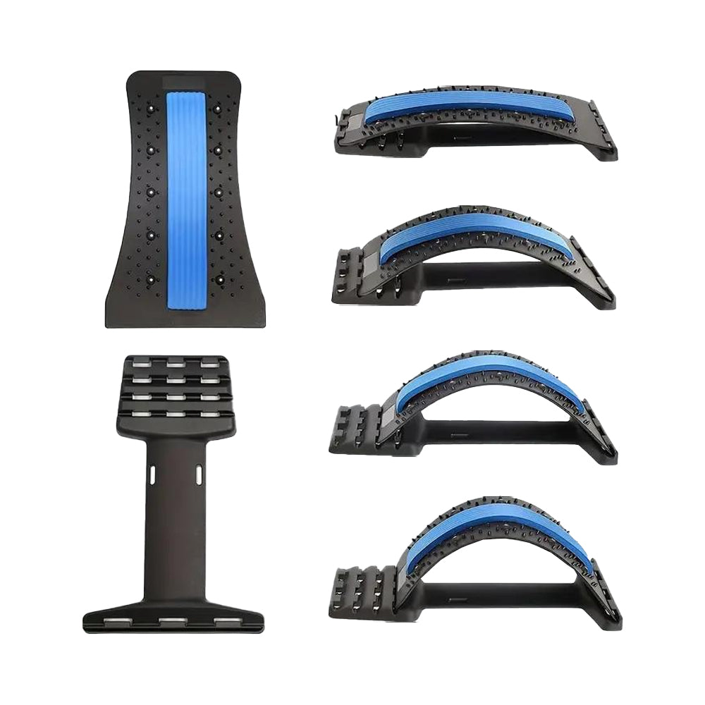 Four-Level Back Support Stretcher Pain Relief Massager