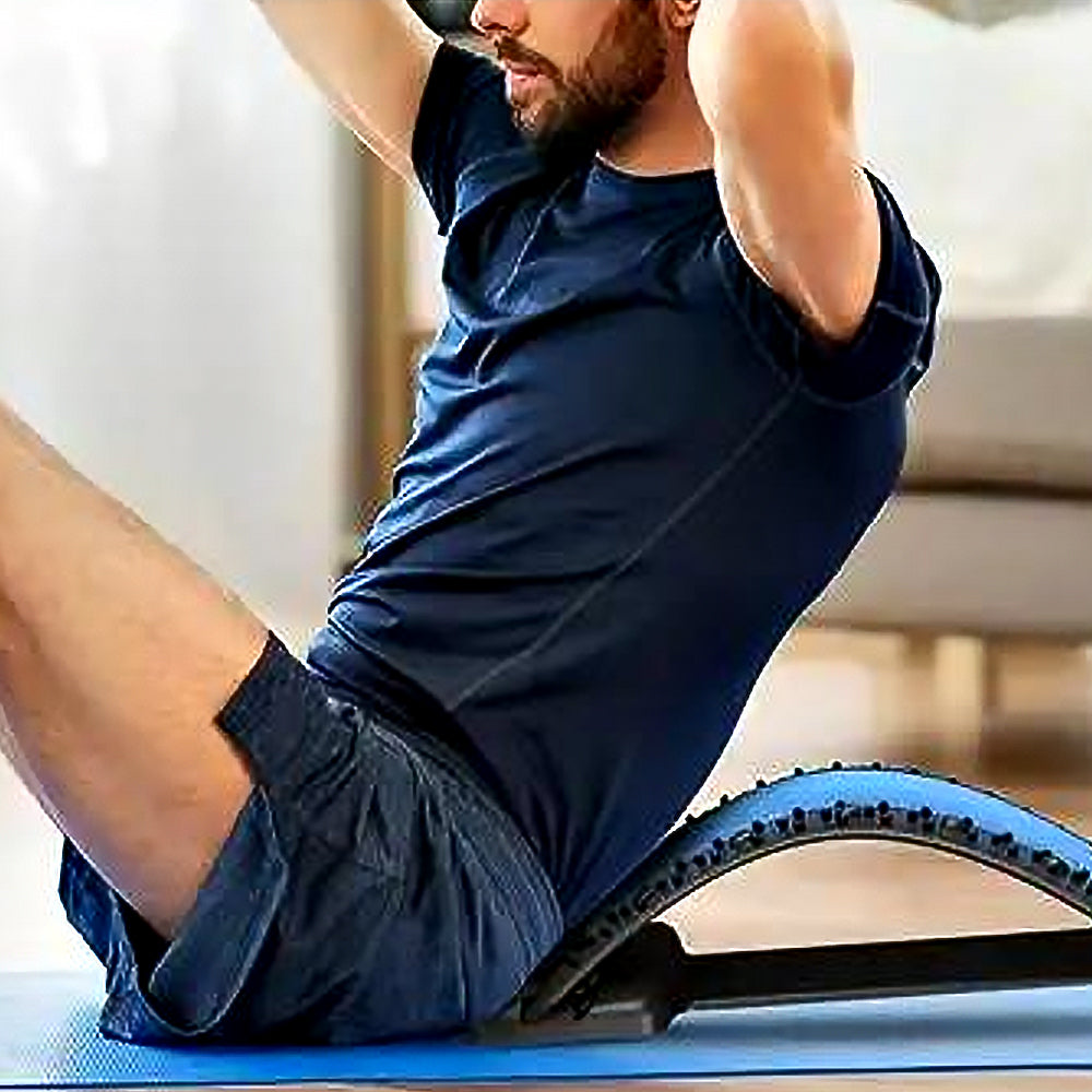 Four-Level Back Support Stretcher Pain Relief Massager