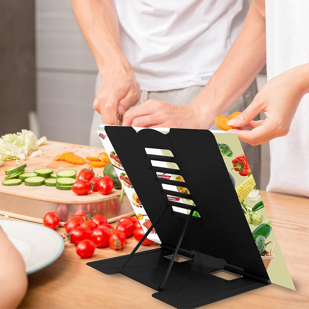 Adjustable Book Stand Metal Book Holder for Reading