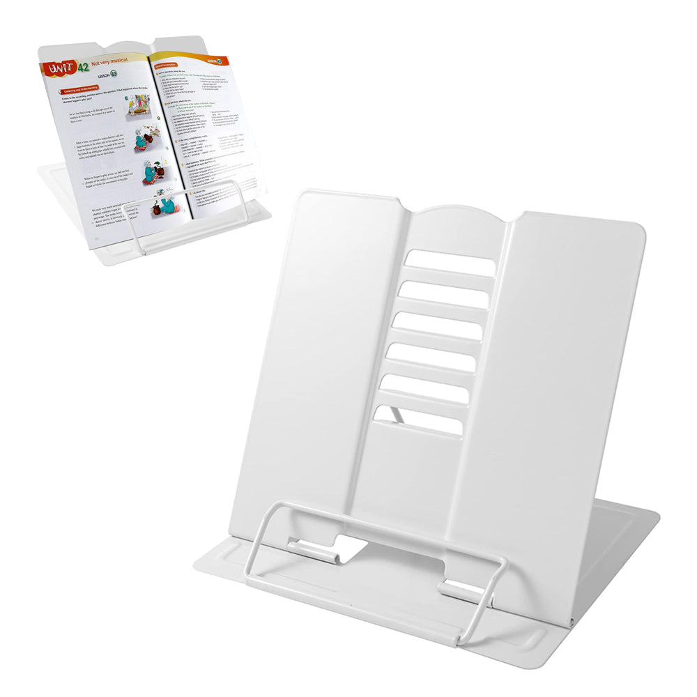 Adjustable Book Stand Metal Book Holder for Reading