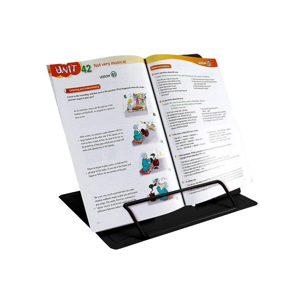 Adjustable Book Stand Metal Book Holder for Reading