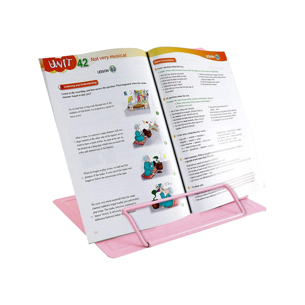 Adjustable Book Stand Metal Book Holder for Reading