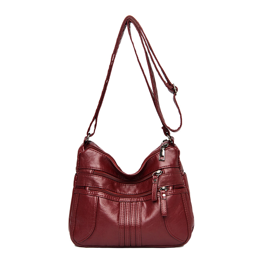 Soft PU Leather Crossbody Shoulder Bag for Women