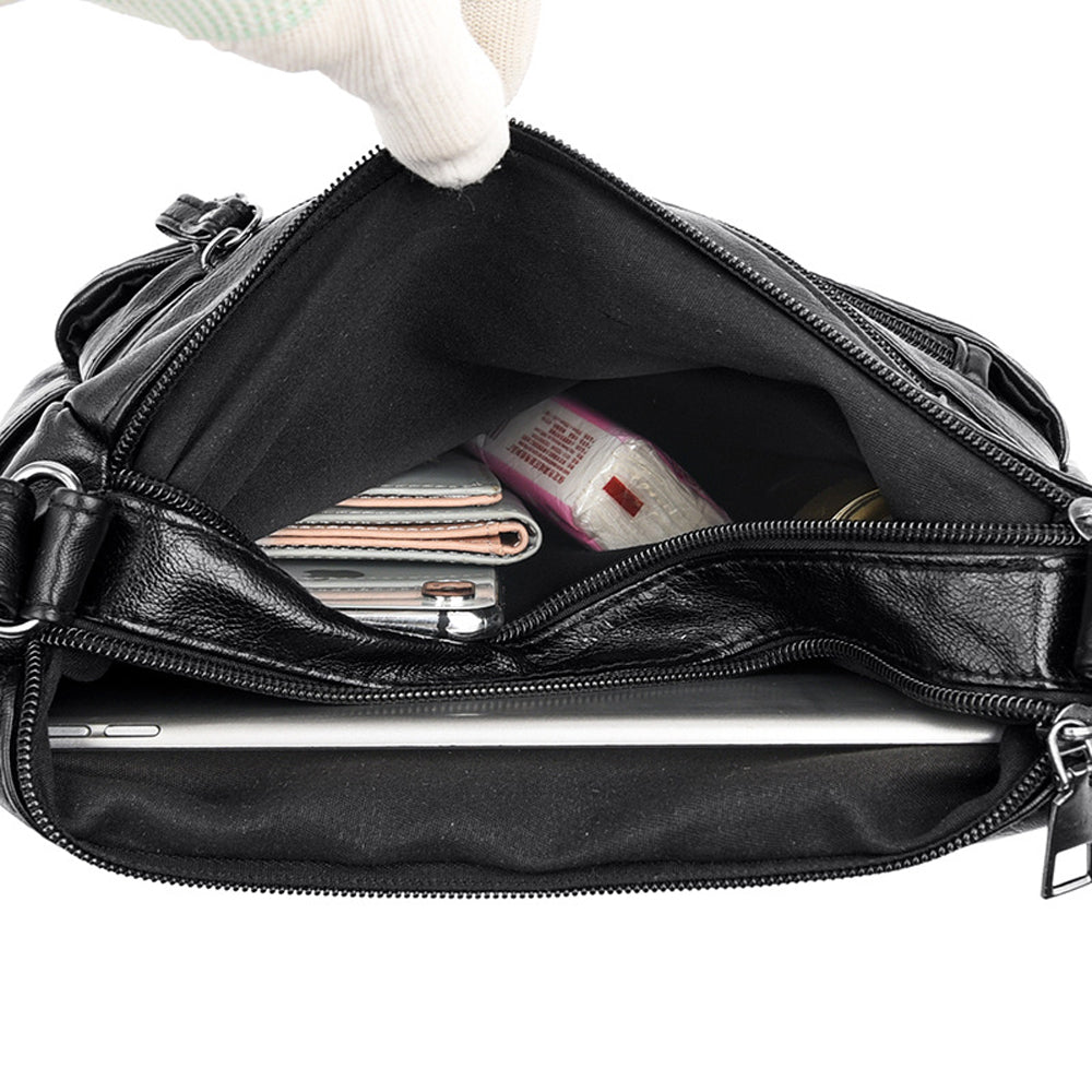 Soft PU Leather Crossbody Shoulder Bag for Women