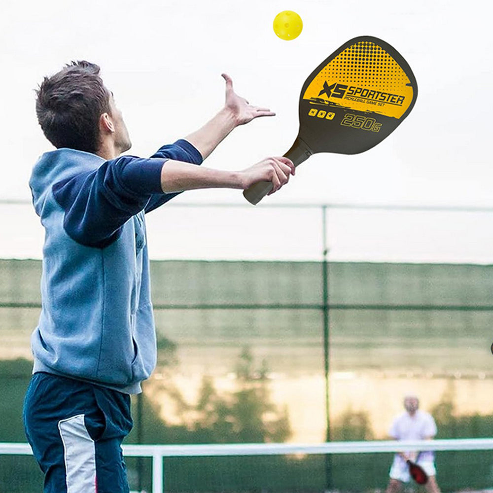 Sports Pickleball Paddle and Ball Set with Carry Bag