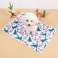 2Pcs Christmas Washable Reusable Pet Dog Training Pads Pee Mat Absorbent Cushion Bed-Lantern