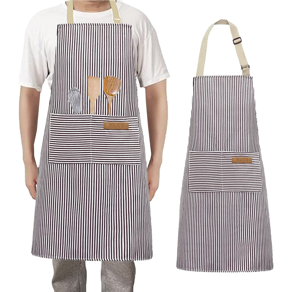 Kitchen Adjustable Cooking Aprons with 2 Pockets