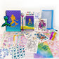 Mermaid DIY Journal Kit for Girls Scrapbooking and Diary Supplies Stickers Set