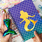 Mermaid DIY Journal Kit for Girls Scrapbooking and Diary Supplies Stickers Set