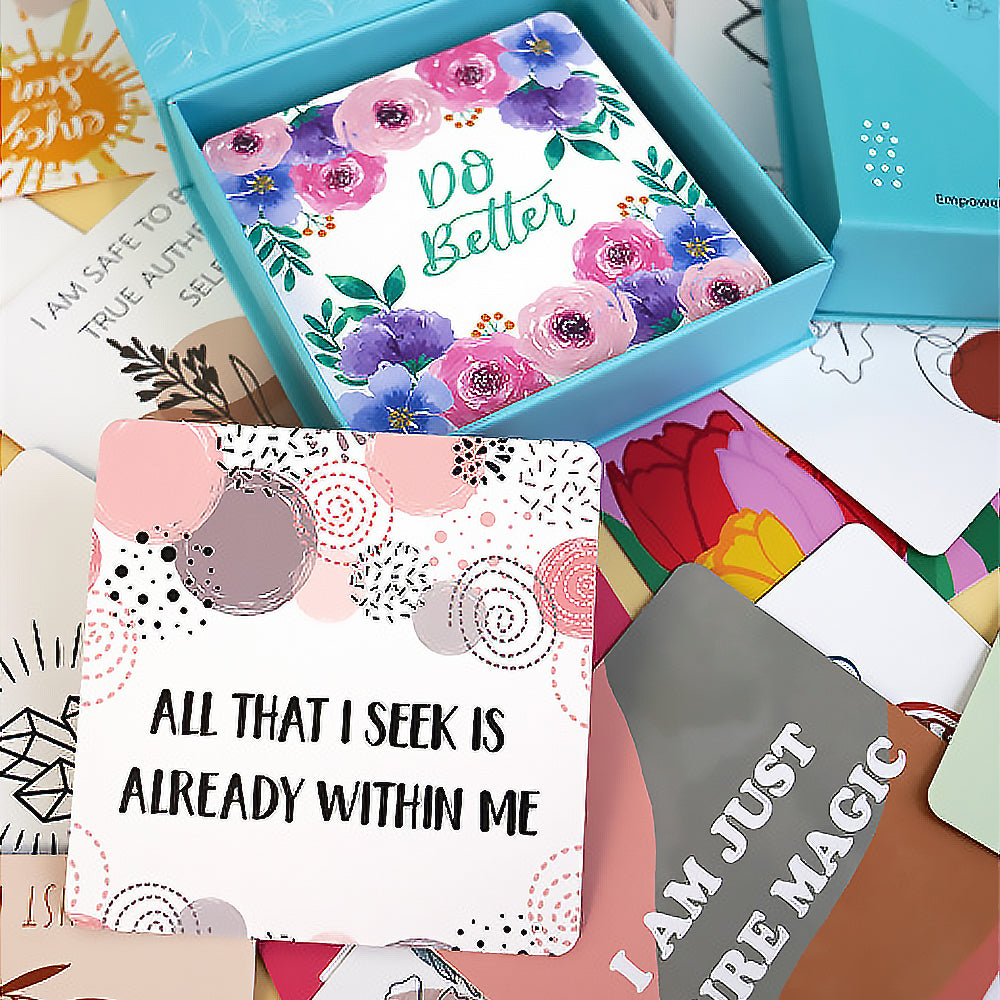 50 Positive Affirmations Cards for Women Motivational Quotes Cards Inspirational Cards Meditation Cards