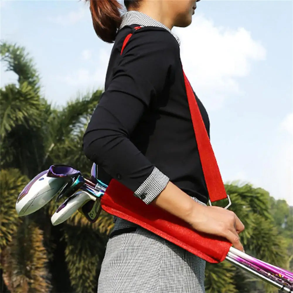 Portable Golf Club Bag With Adjustable Strap Golf Accessories
