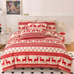 2Pcs/3Pcs Christmas Bedding Set Double Queen Size Quilt Cover Pillowcases Set